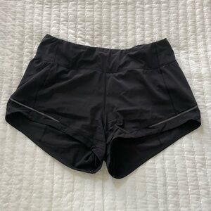 Lululemon shorts. Rare style. Size 4. Black. 3 inch inseam.